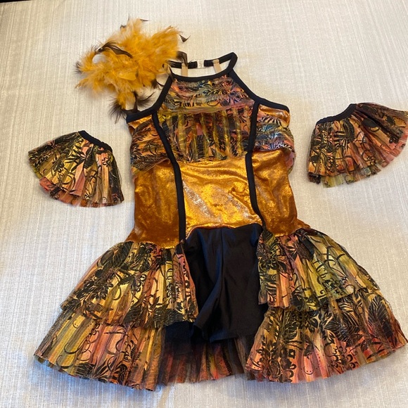 Wakanda / Safari / African, dance costume, acro costume, Halloween costume - Picture 1 of 9